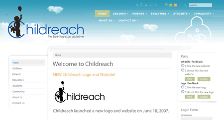 childreach web site