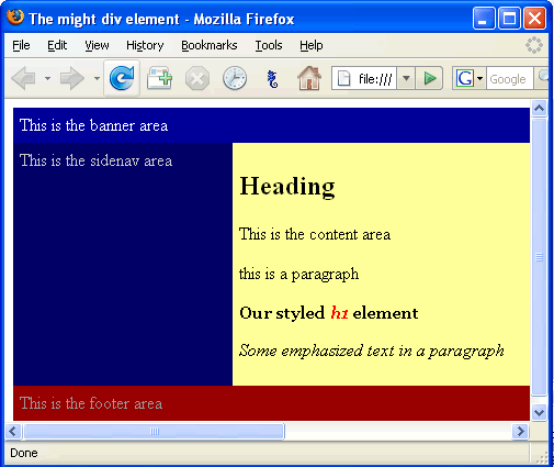 Not exactly The results of our CSS