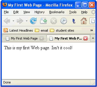 browser result
